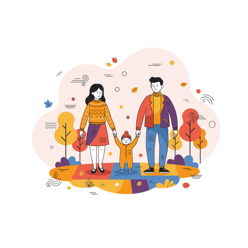 memories of autumn walks with family